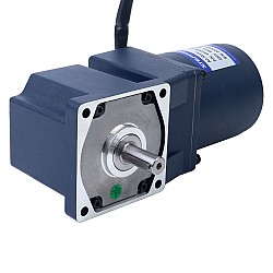 25W 220VAC 50Hz 3-45RPM 3.90Nm(552.28oz.in) 플랜지 80mm 직각 기어박스 단상 AC 가변 속도 모터