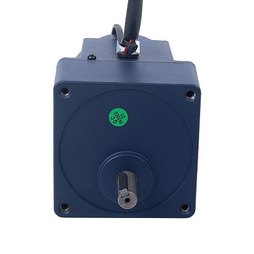 25W 220VAC 50Hz 9-135RPM 1.5Nm(212.42oz.in) 플랜지 80mm 스퍼 기어박스 단상 AC 가변 속도 모터 - 4IK25RGN-C/4GN10K | StepperOnline