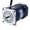 120W 110VAC 60Hz 0.9-15.5RPM 40.00Nm(5664.4oz.in) 플랜지 90mm 직각 기어박스 단상 AC 가변 속도 모터 - 5IK120RGU-AF/5GU100RT | StepperOnline