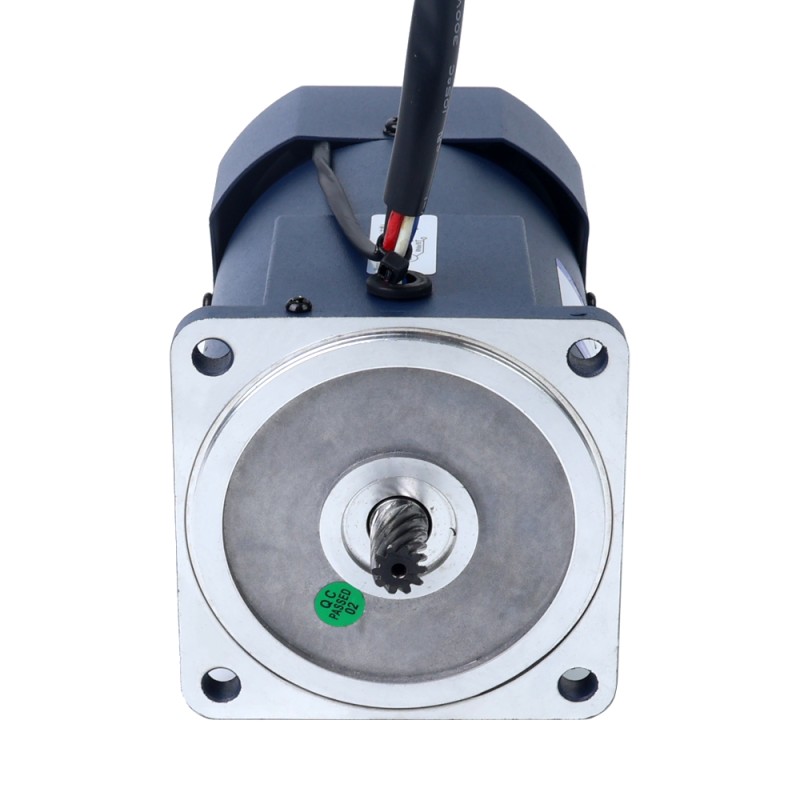120W 220VAC 50Hz 4.5-67.5RPM 12.00Nm(1699.32oz.in) 플랜지 90mm 직각 기어박스 단상 AC 가변 속도 모터 - 5IK120RGU-CF/5GU20RC | StepperOnline