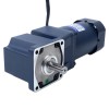 120W 220VAC 50Hz 9-135RPM 6.20Nm(877.98oz.in) 플랜지 90mm 직각 기어박스 단상 AC 가변 속도 모터 - 5IK120RGU-CF/5GU10RT | StepperOnline