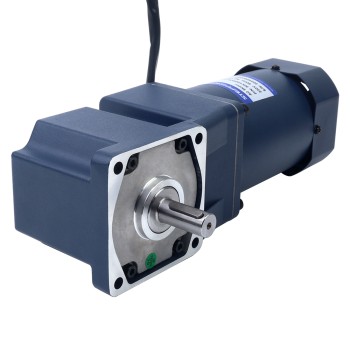 120W 110VAC 60Hz 0.9-15.5RPM 40.00Nm(5664.4oz.in) 플랜지 90mm 직각 기어박스 단상 AC 가변 속도 모터