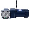 120W 220VAC 50Hz 9-135RPM 6.20Nm(877.98oz.in) 플랜지 90mm 직각 기어박스 단상 AC 가변 속도 모터 - 5IK120RGU-CF/5GU10RT | StepperOnline