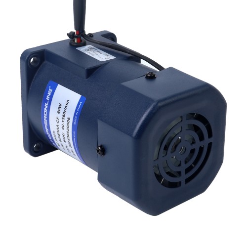 60W 220VAC 50Hz 90-1350RPM 0.45Nm(63.72oz.in) 플랜지 90mm 단상 AC 가변 속도 모터 - 5IK60RA-CF | StepperOnline