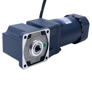 90W 110VAC 60Hz 0.5-8.61RPM 40.00Nm(5664.4oz.in) 플랜지 90mm 직각 기어박스 단상 AC 가변 속도 모터
