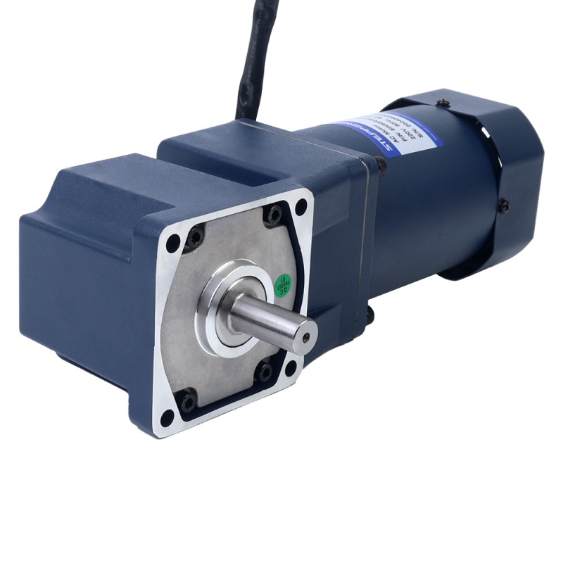 90W 110VAC 60Hz 9-155RPM 4.60Nm(651.41oz.in) 플랜지 90mm 직각 기어박스 단상 AC 가변 속도 모터 - 5IK90RGU-AF/5GU10RT | StepperOnline