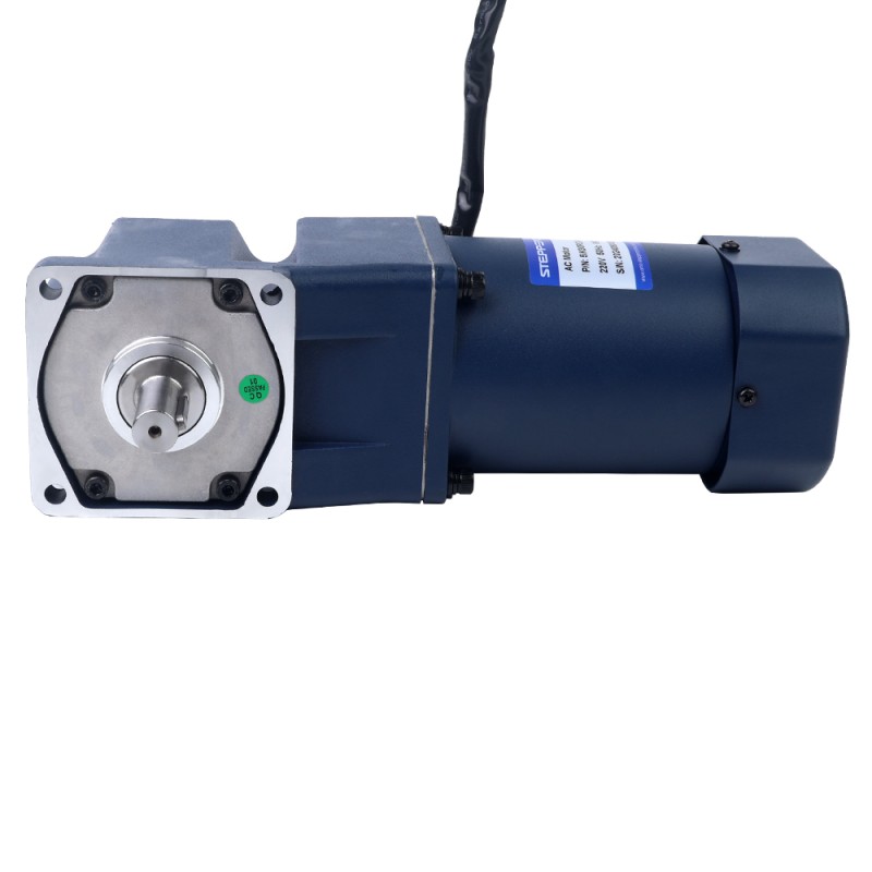 90W 110VAC 60Hz 9-155RPM 4.60Nm(651.41oz.in) 플랜지 90mm 직각 기어박스 단상 AC 가변 속도 모터 - 5IK90RGU-AF/5GU10RT | StepperOnline