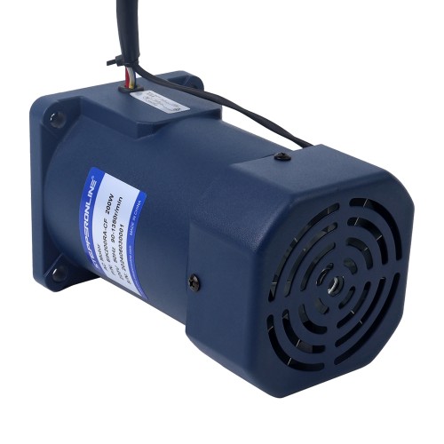 200W 220VAC 50Hz 90-1350RPM 1.45Nm(205.33oz.in) 플랜지 104mm 단상 AC 가변 속도 모터 - 6IK200RA-CF | StepperOnline