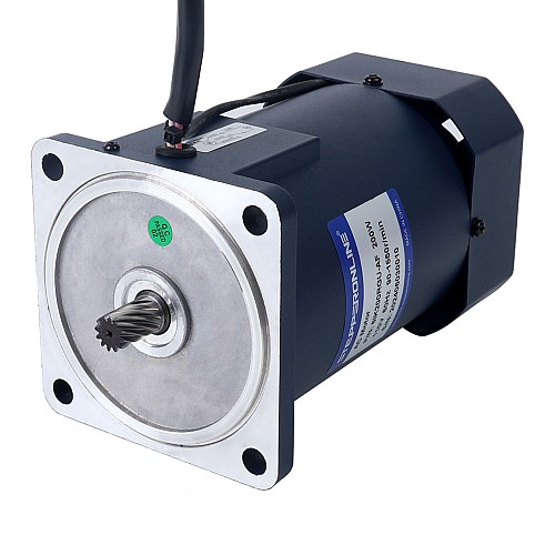 200W 110VAC 60Hz 9-155RPM 9.72Nm(1376.47oz.in) 플랜지 104mm 스퍼 기어박스 단상 AC 가변 속도 모터 - 6IK200RGU-AF/6GU10K | StepperOnline