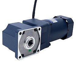 200W 220VAC 50Hz 6-90RPM 15.00Nm(2124.15oz.in) 플랜지 104mm 직각 기어박스 단상 AC 가변 속도 모터
