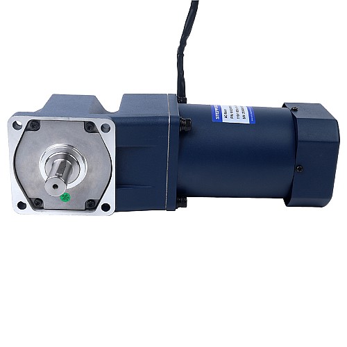 200W 220VAC 50Hz 3-45RPM 31.00Nm(4389.91oz.in) 플랜지 104mm 직각 기어박스 단상 AC 가변 속도 모터 - 6IK200RGU-CF/6GU30RT | StepperOnline