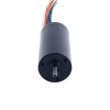 48V 23.5mNm 25.84W 0.67A 라운드 Ф22x45mm 브러시리스 코어리스 모터 - 22CL45-48-P2-10500 | StepperOnline