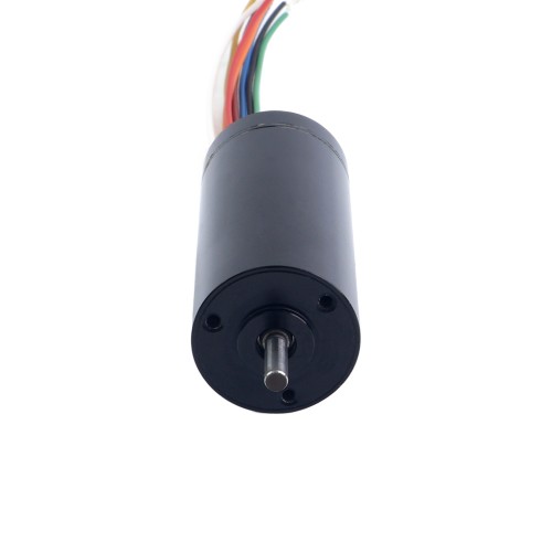 48V 23.5mNm 25.84W 0.67A 라운드 Ф22x45mm 브러시리스 코어리스 모터 - 22CL45-48-P2-10500 | StepperOnline