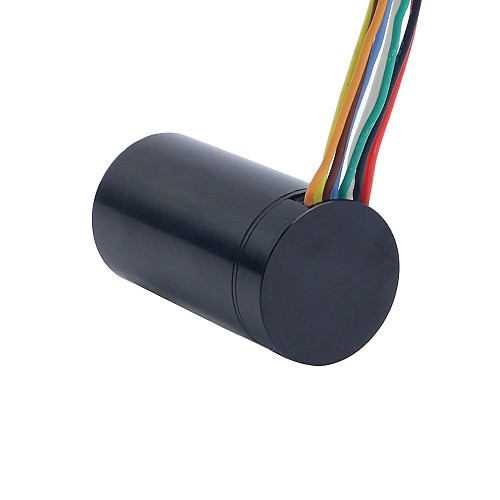 28V 80mNm 140.73W 6.31A 라운드 Ф32x61mm 브러시리스 코어리스 모터 - 32CL60-28-P2-16800 | StepperOnline