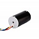 24V 3000RPM 0.064Nm 20W 1.09A 라운드 Ф36x65mm 브러시리스 DC 모터