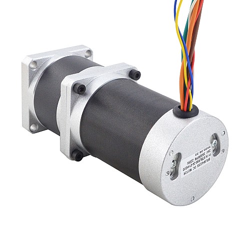 24V 220W 350RPM 기어드 브러시리스 DC 모터 5.10Nm(722.22oz.in) 10:1 고정밀 기어박스