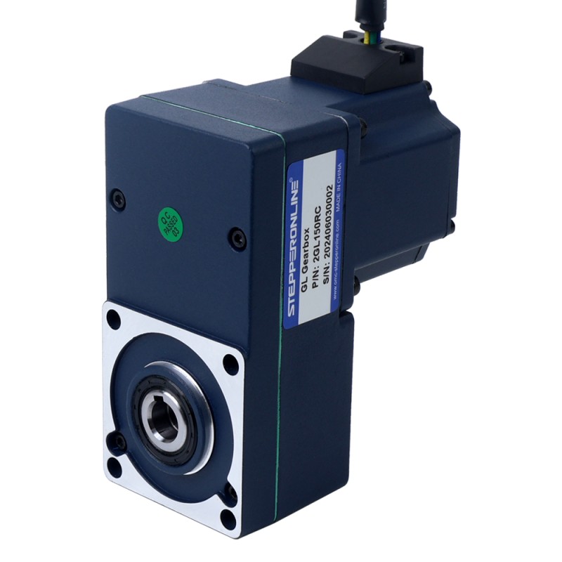 24V 40W 20RPM 13.00Nm(1840.95oz.in) 150:1 기어드 브러시리스 DC 모터 중공축 병렬 기어박스 - F2B40-24GL-30S/2GL150RC | StepperOnline UK