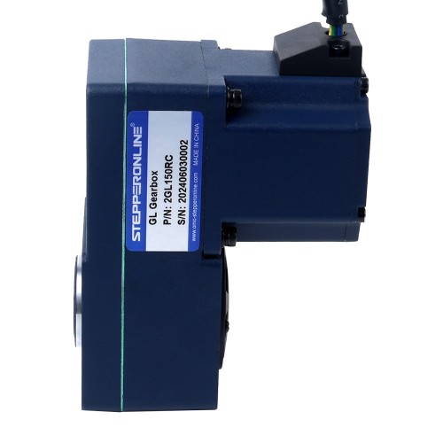 24V 40W 20RPM 13.00Nm(1840.95oz.in) 150:1 기어드 브러시리스 DC 모터 중공축 병렬 기어박스 - F2B40-24GL-30S/2GL150RC | StepperOnline UK