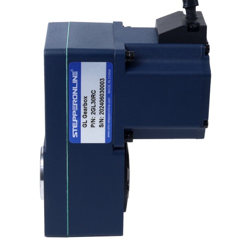 24V 40W 100RPM 2.80Nm(396.51oz.in) 30:1 기어드 브러시리스 DC 모터 중공축 병렬 기어박스 - F2B40-24GL-30S/2GL30RC | StepperOnline UK