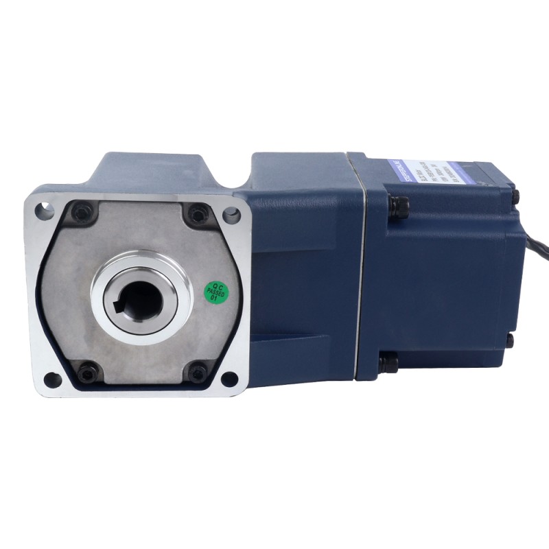 24V 120W 60RPM 기어드 BLDC 모터 11.63Nm(1647.32oz.in) 50:1 직각 기어박스 - F55B120-24GU-30S/5GU50RC | StepperOnline 24V 120W 60RPM 기어드 BLDC 모터 11.63Nm(1647.32oz.in) 50:1 직각 기어박스 - F55B120-24GU-30S/5GU50RC | StepperOnline