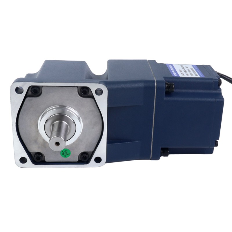 24V 120W 60RPM 기어드 BLDC 모터 11.63Nm(1647.32oz.in) 50:1 직각 기어박스 - F55B120-24GU-30S/5GU50RT | StepperOnline