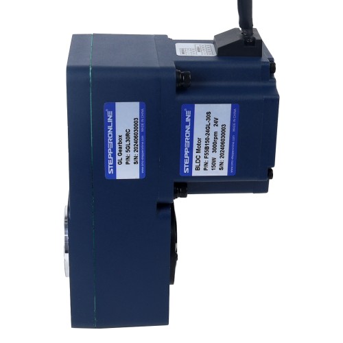 24V 15W 1000RPM 기어박스가 있는 브러시리스 DC 모터 0.12Nm(16.99oz.in) 3:1 스퍼 기어박스 - F2B15-24GN-30S/2GN3K | StepperOnline