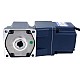 24V 150W 150RPM 기어드 BLDC 모터 6.66Nm(943.00oz.in) 20:1 직각 기어박스 - F55B150-24GU-30S/5GU20RC | StepperOnline