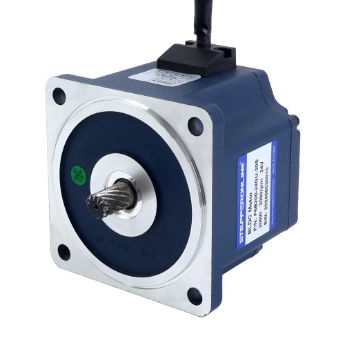 24V 200W 30RPM 기어박스가 있는 브러시리스 DC 모터 40.00Nm(5664.48oz.in) 100:1 스퍼 기어박스 - F6B200-24GU-30S/6GU100K | StepperOnline