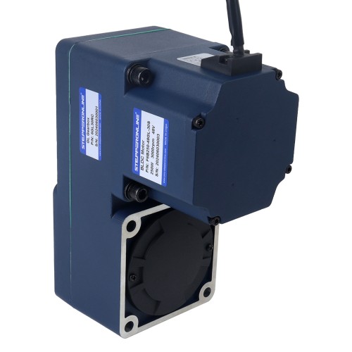48V 250W 100RPM 20.00Nm(2832.23oz.in) 30:1 기어드 브러시리스 DC 모터 중공축 병렬 기어박스 - F6B250-48GL-30S/6GL30RC | StepperOnline UK