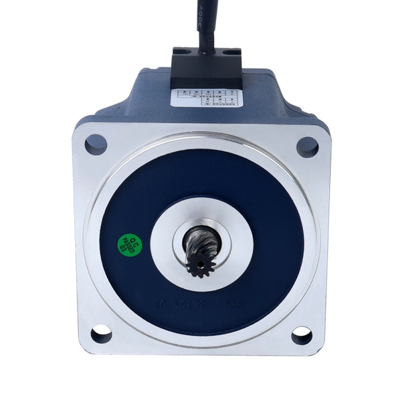 48V 250W 200RPM 기어박스가 있는 브러시리스 DC 모터 8.66Nm(1226.36oz.in) 15:1 스퍼 기어박스 - F6B250-48GU-30S/6GU15K | StepperOnline