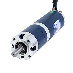 24V 30W 30RPM 기어드 브러시리스 DC 모터 6.90Nm(977.12oz.in) 99.5:1 플래너터리 기어박스