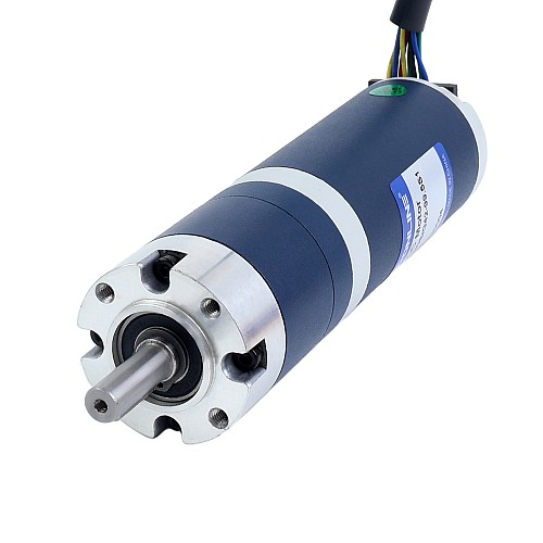 24V 30W 30RPM 기어드 브러시리스 DC 모터 6.90Nm(977.12oz.in) 99.5:1 플래너터리 기어박스 - M42B30-24P-30S/G42-99.5S1 | StepperOnline