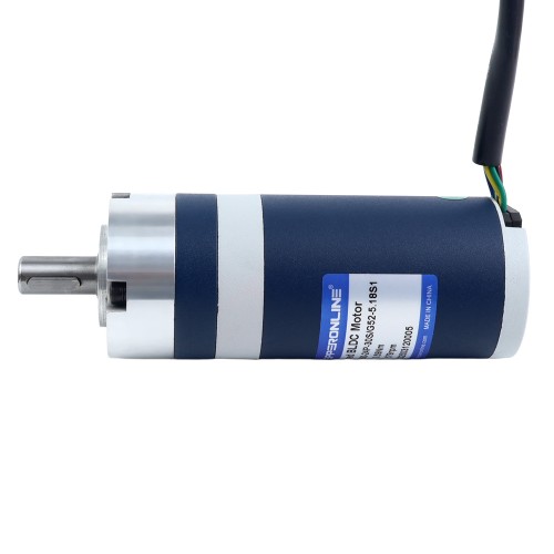 24V 60W 579RPM 기어드 브러시리스 DC 모터 0.90Nm(127.45oz.in) 5.18:1 플래너터리 기어박스 - M52B60-24P-30S/G52-5.18S1 | StepperOnline