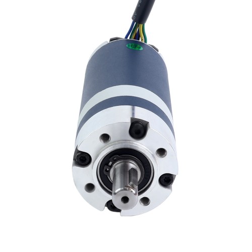 24V 60W 579RPM 기어드 브러시리스 DC 모터 0.90Nm(127.45oz.in) 5.18:1 플래너터리 기어박스 - M52B60-24P-30S/G52-5.18S1 | StepperOnline