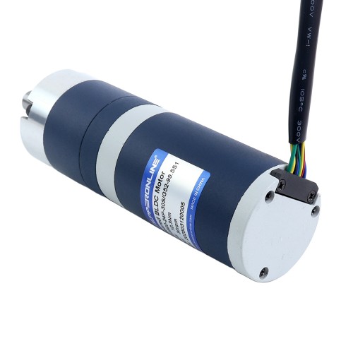 24V 60W 30.1RPM 기어드 브러시리스 DC 모터 13.80Nm(1954.24oz.in) 99.5:1 플래너터리 기어박스 - M52B60-24P-30S/G52-99.5S1 | StepperOnline