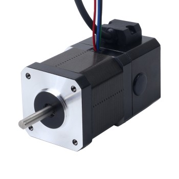 Nema 17 스테퍼 모터 0.52Nm(73.64oz.in) 24V 3.7W 전자기 브레이크 포함