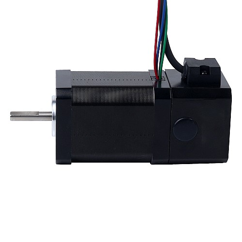 Nema 17 스테퍼 모터 0.72Nm(101.96oz.in) 24V 3.7W 전자기 브레이크 포함 - 17HS24-2004D-B070 | StepperOnline