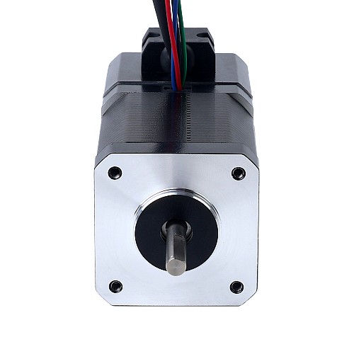 Nema 17 스테퍼 모터 0.72Nm(101.96oz.in) 24V 3.7W 전자기 브레이크 포함 - 17HS24-2004D-B070 | StepperOnline