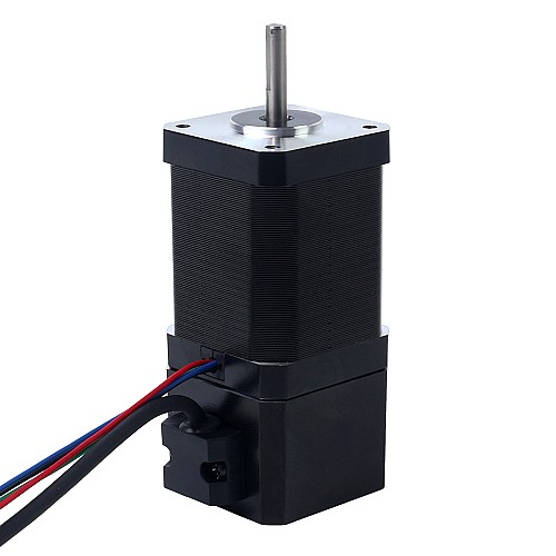 Nema 17 스테퍼 모터 0.72Nm(101.96oz.in) 24V 3.7W 전자기 브레이크 포함 - 17HS24-2004D-B070 | StepperOnline