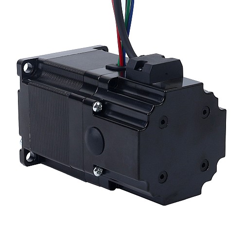 Nema 23 스테퍼 모터 1.2Nm(169.93oz.in) 24V 4.5W 전자기 브레이크 포함 - 23HS22-4004D-B280 | StepperOnline