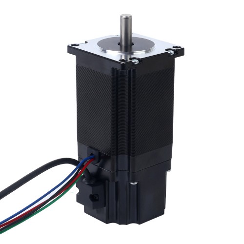 Nema 23 스테퍼 모터 2.0Nm(283.22oz.in) 24V 4.5W 전자기 브레이크 포함 - 23HS30-5004D-B280 | StepperOnline