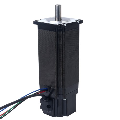 Nema 23 스테퍼 모터 4.2Nm(594.77oz.in) 24V 4.5W 전자기 브레이크 포함 - 23HS45-4204D-B280 | StepperOnline