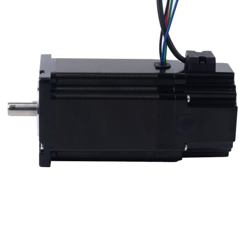 Nema 24 스테퍼 모터 3.0Nm(424.83oz.in) 24V 4.5W 전자기 브레이크 포함 - 24HS34-5004D-B280 | StepperOnline