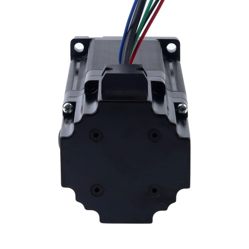 Nema 24 스테퍼 모터 3.0Nm(424.83oz.in) 24V 4.5W 전자기 브레이크 포함 - 24HS34-5004D-B280 | StepperOnline