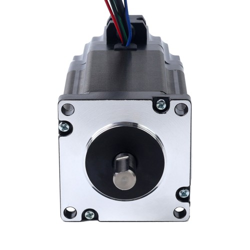 Nema 24 스테퍼 모터 3.0Nm(424.83oz.in) 24V 4.5W 전자기 브레이크 포함 - 24HS34-5004D-B280 | StepperOnline