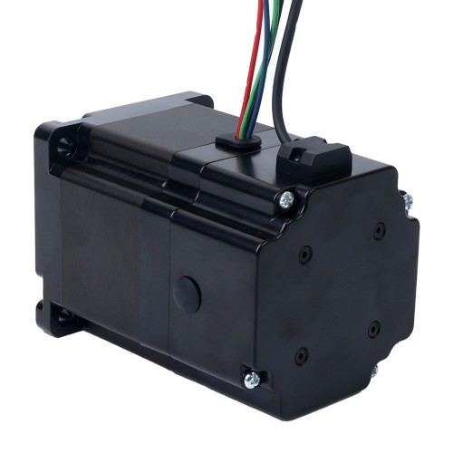 Nema 34 스테퍼 모터 4.8Nm(679.74oz.in) 24V 6.8W 전자기 브레이크 포함 - 34HS31-6004D-B700 | StepperOnline