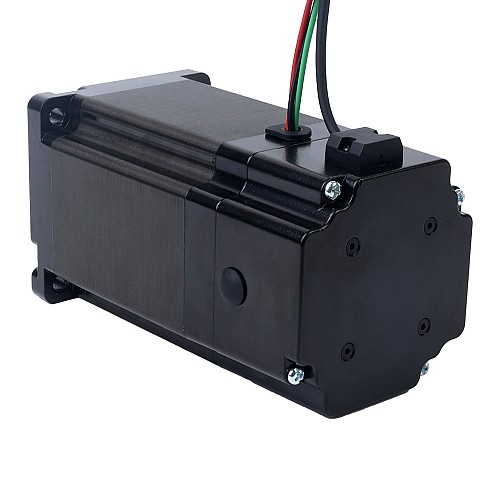 Nema 34 스테퍼 모터 8.5Nm(1203.70oz.in) 24V 6.8W 전자기 브레이크 포함 - 34HS46-6004D-B700 | StepperOnline