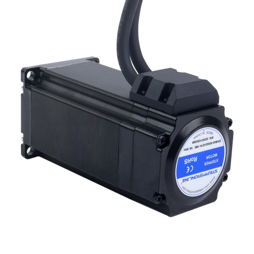 S 시리즈 Nema 23 클로즈드 루프 스테퍼 모터 3.00Nm(424.83oz.in) 인코더 1000PPR(4000CPR) - 23HS40-5004D-E1K-1M5 | StepperOnline