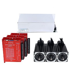 YS 시리즈 3축 클로즈드 루프 스테퍼 키트 3.00Nm(424.83oz.in) Nema 23 모터 w/ 1.5m 케이블 & 전원 공급장치