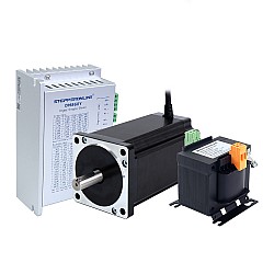 YS 시리즈 1축 스테퍼 CNC 키트 12.0Nm(1699.34oz.in) Nema 34 스테퍼 모터 및 드라이버 및 AC 변압기